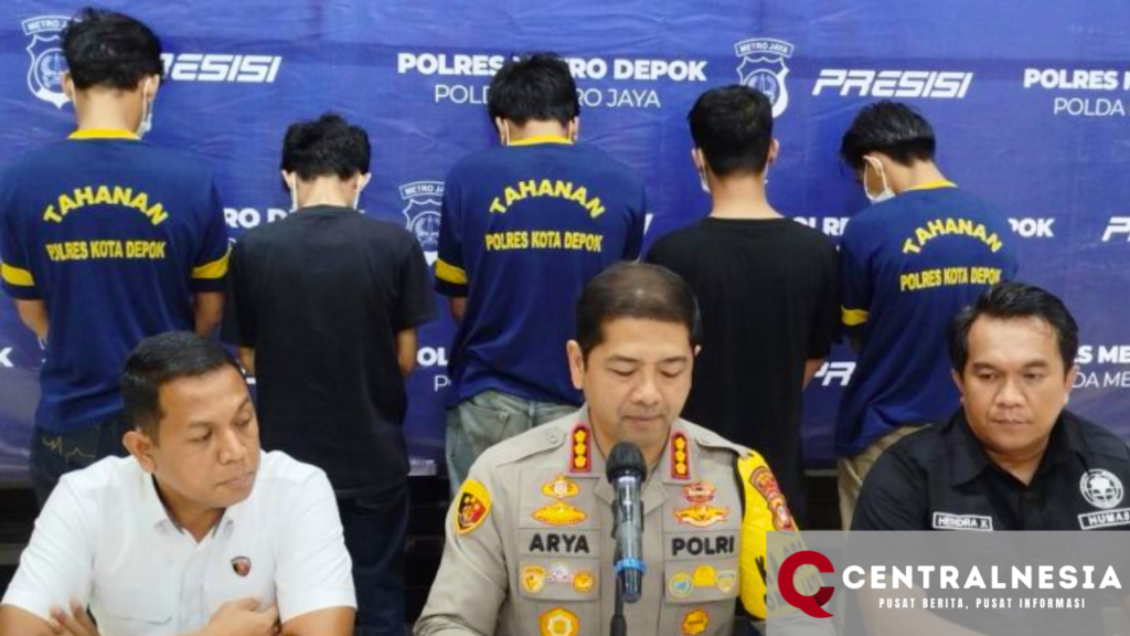 Polisi Amankan Lima Pelaku Promosi Website Judi Online di Depok